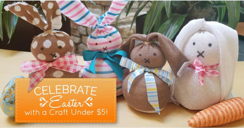 Crafts for Kids: Make a No-Sew Reading Bunny for under $5!