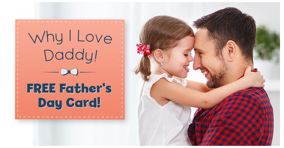 Why We Love Dad + Free Downloadable Father's Day Card