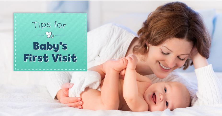 5 Tips for Baby's First Visit - With Downloadable Baby Guest Book Page!