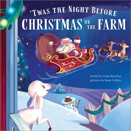 'Twas the Night Before Christmas on the Farm Cover