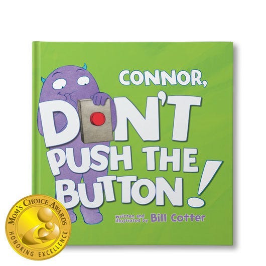 Personalized Don't Push the Button Cover