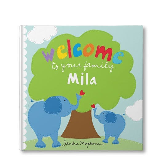 Personalized Welcome Little One Cover