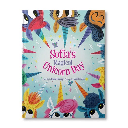 Personalized Magical Unicorn Day Cover