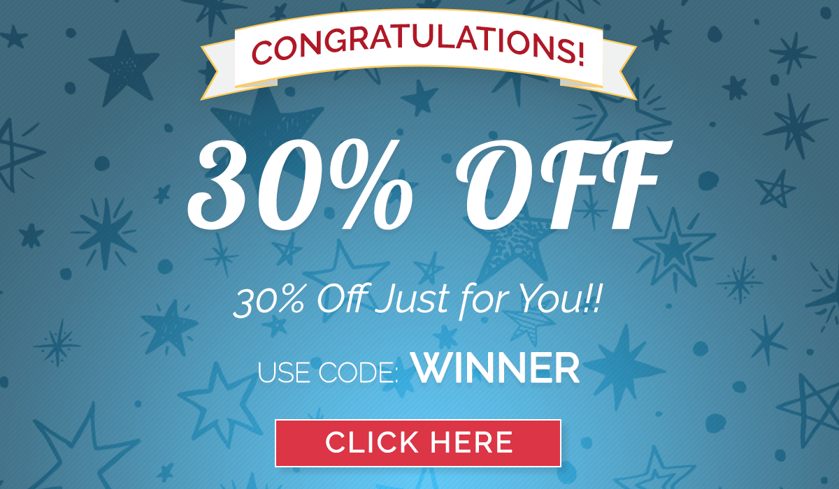 30% OFF WINNER!