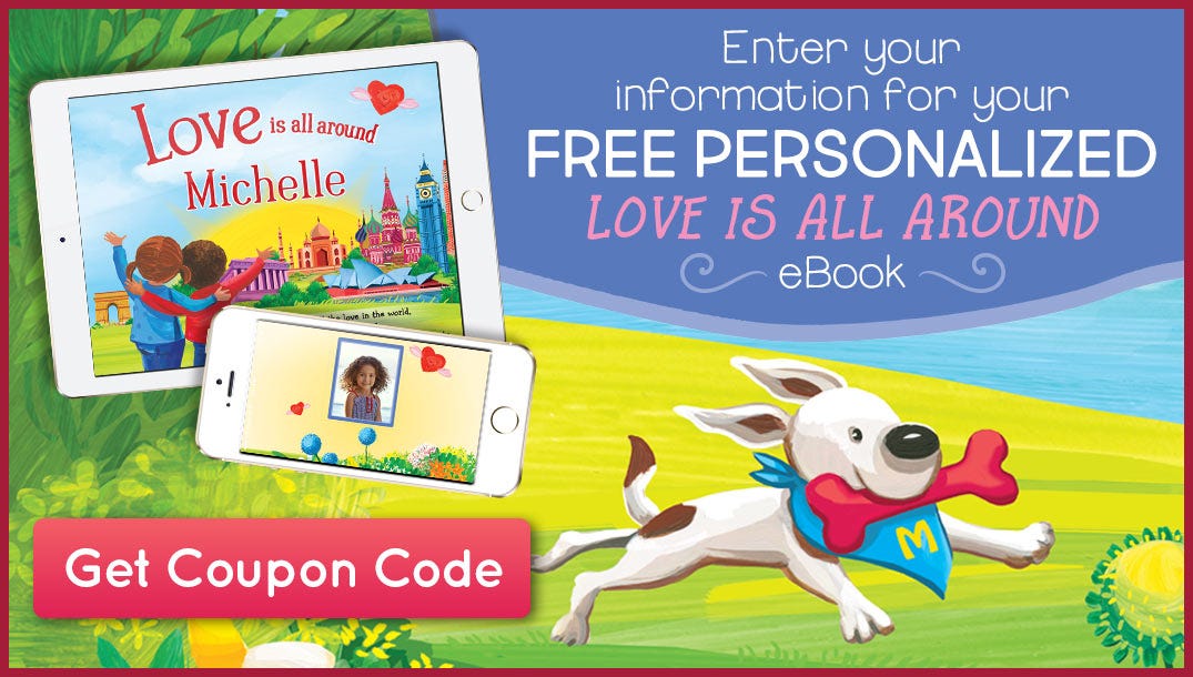 Enter your information for your FREE Love is all around eBook